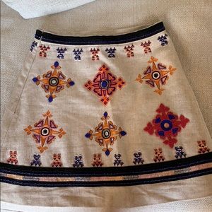 Beautiful canvas skirt